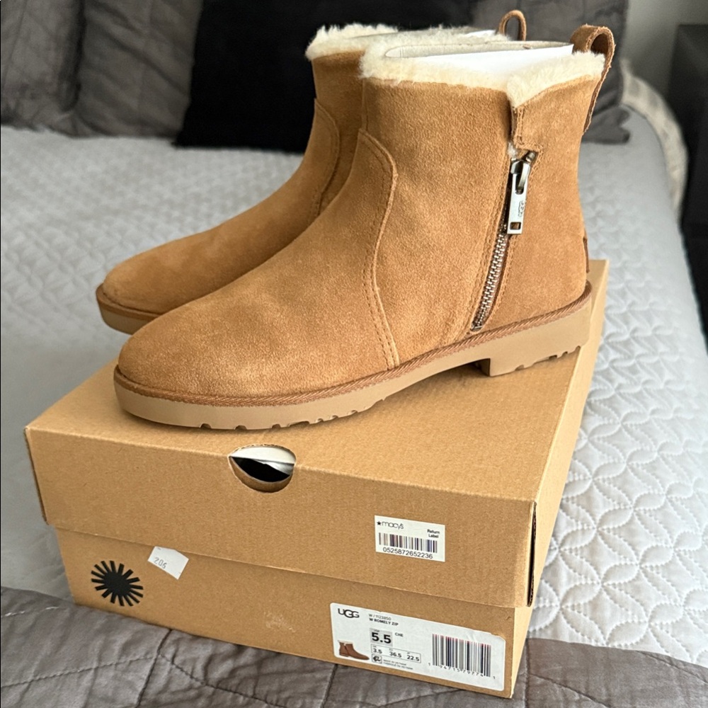 UGG Women's Chestnut Suede Winter Boot. BRAND NEW IN BOX
